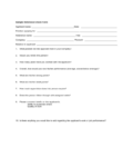 Sample Reference Check Form - Edit, Fill, Sign Online | Handypdf