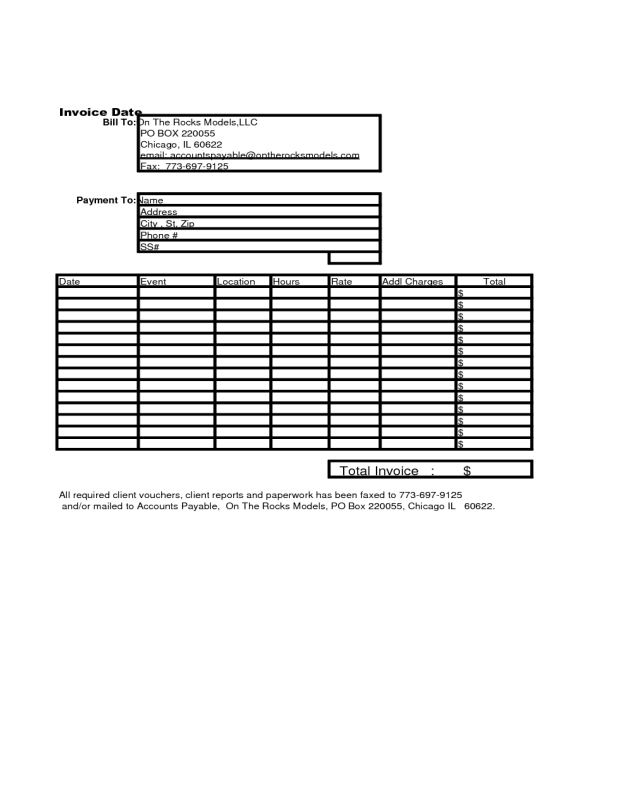 2024 Billing Invoice Template Fillable Printable PDF Forms Handypdf   Simple Billing Invoice Template Page1 