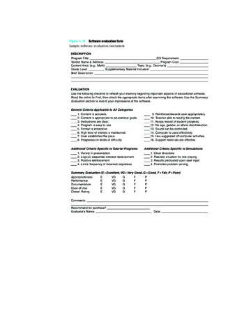 2024 Software Evaluation Form - Fillable, Printable PDF & Forms | Handypdf