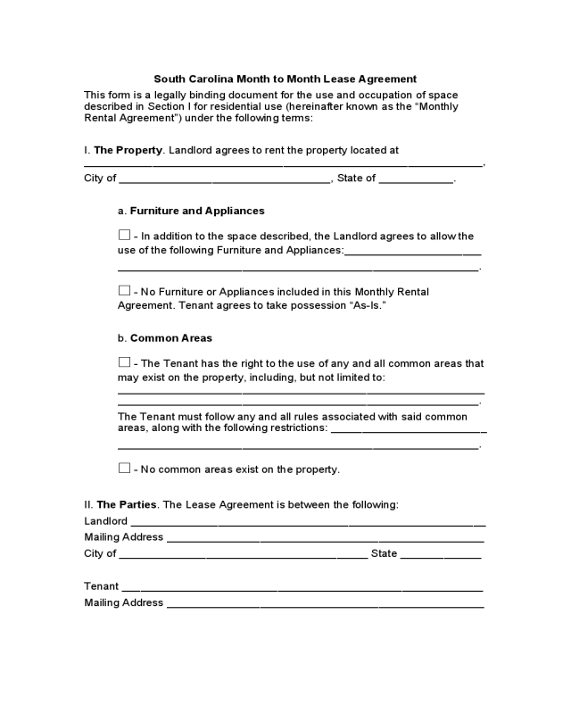 2021 month to month rental agreement form fillable printable pdf