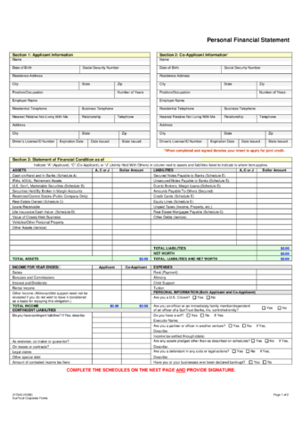 2024 Financial Statement Form - Fillable, Printable PDF & Forms | Handypdf