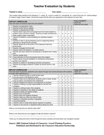 2024 Teaching Feedback Form - Fillable, Printable PDF & Forms | Handypdf