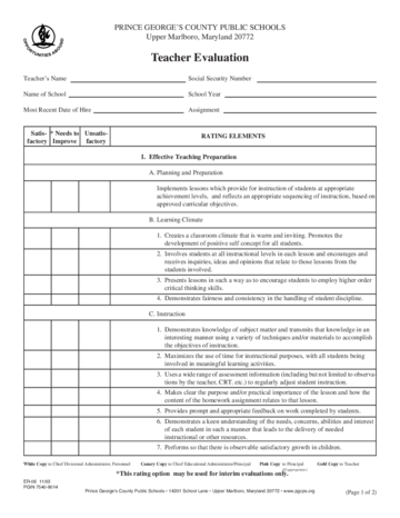 2024 Teacher Evaluation Form Fillable Printable PDF Forms Handypdf   Teacher Evaluation Form Sample Page1 M 