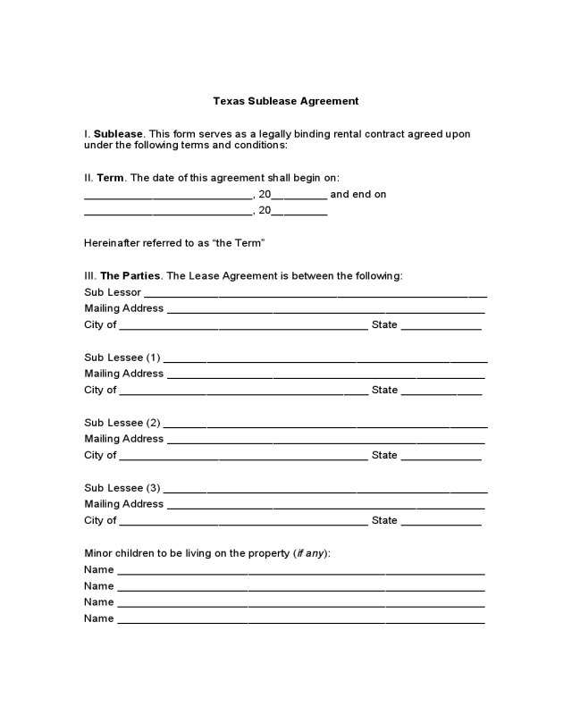 texas-sublease-agreement-edit-fill-sign-online-handypdf