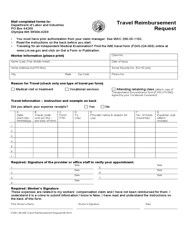 unh travel reimbursement form