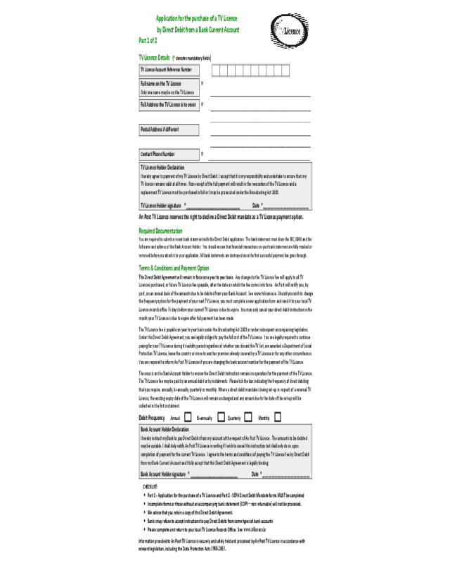 2024 TV Licence Refund Form Fillable Printable PDF Forms Handypdf