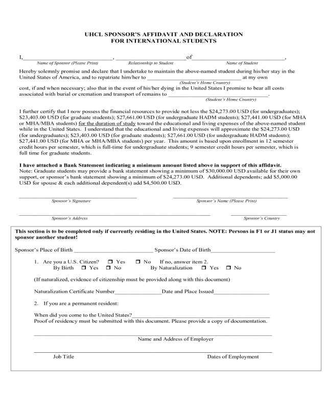 2020 Affidavit Form Fillable, Printable PDF & Forms Handypdf