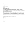 Complaint Letter Sample 