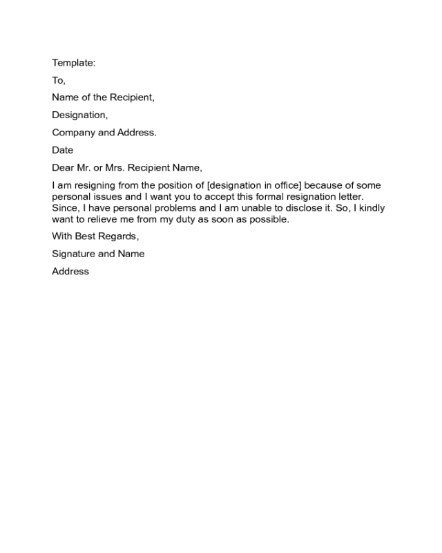 Formal Letter Example Edit Fill Sign Online Handypdf 