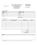 2024 General Invoice Template Fillable Printable PDF Forms Handypdf   General Invoice Template Sample 