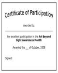 2024 Participation Certificate - Fillable, Printable PDF & Forms | Handypdf