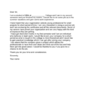 summer job cover letter sample