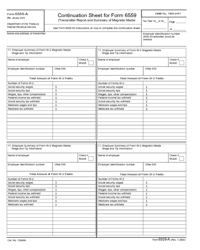 Form 6559-A
