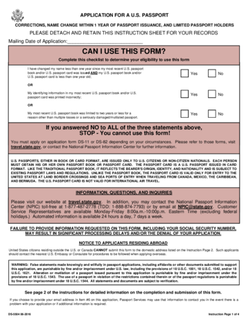 Form DS-5504 - Edit, Fill, Sign Online | Handypdf