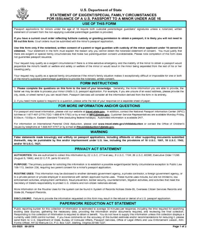 Form DS 5525 Edit Fill Sign Online Handypdf