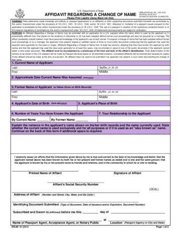 what is ds 260 form sample
