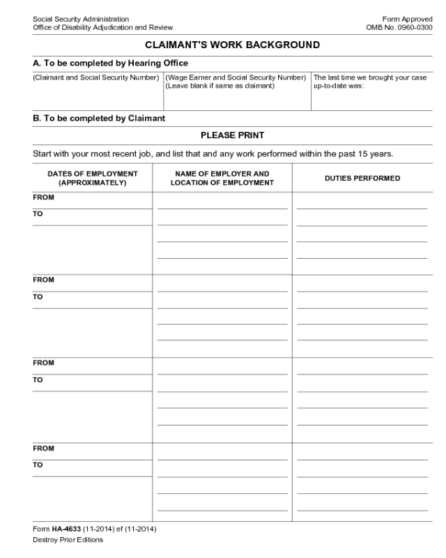 Form HA-4633