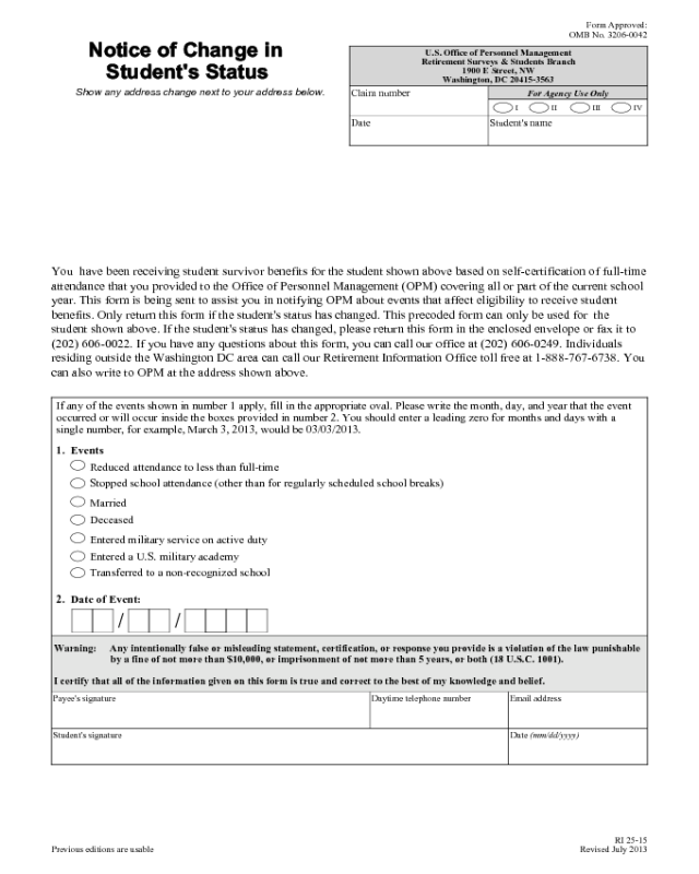 Form RI 25-15