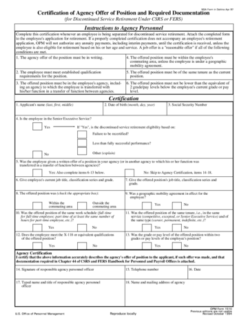 OPM Form 1510 - Edit, Fill, Sign Online | Handypdf