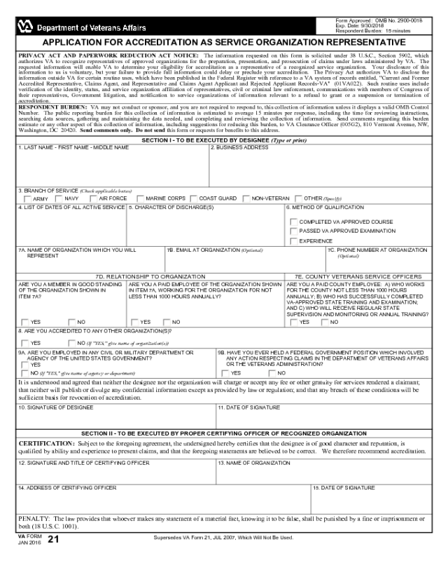 VA Form 21 Edit, Fill, Sign Online Handypdf