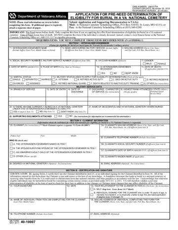 VA Form 40-10007 - Edit, Fill, Sign Online | Handypdf