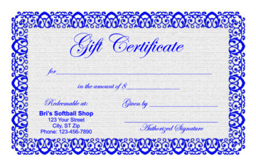 gift certificate templates edit fill sign online handypdf