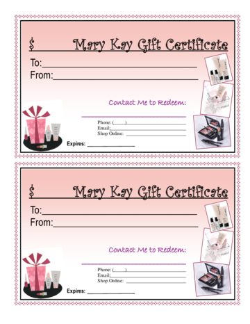 Blank Giftcertificates - Edit, Fill, Sign Online | Handypdf