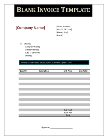 Blank proforma invoice template - Edit, Fill, Sign Online | Handypdf