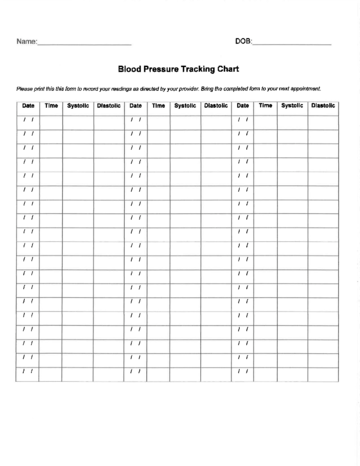free printable daily blood pressure log