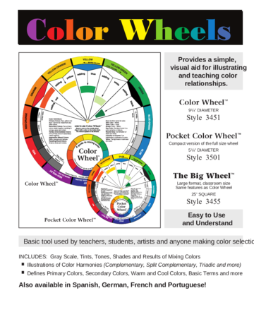 Color Wheel Blank - Edit, Fill, Sign Online | Handypdf