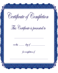 Completion certificate template Form - Edit, Fill, Sign Online | Handypdf