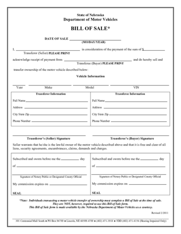 DMV Bill of sale - Edit, Fill, Sign Online | Handypdf