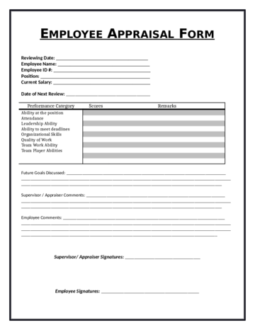 2023 Employee Evaluation Form - Fillable, Printable PDF & Forms | Handypdf