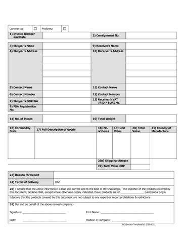 2024 Invoice Template - Fillable, Printable PDF & Forms | Handypdf