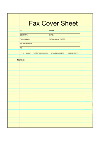 Fax Cover Sheet Template Free - Edit, Fill, Sign Online | Handypdf