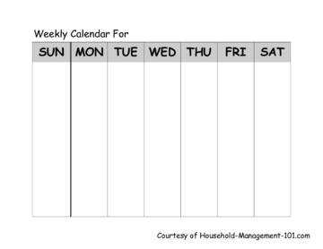 printable weekly calendar template edit fill sign