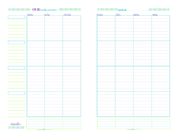 2024 Weekly Planner Template - Fillable, Printable PDF & Forms | Handypdf