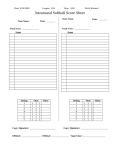 Printable Softball Score Sheet - Edit, Fill, Sign Online | Handypdf