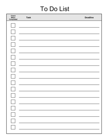 List Template Pintable - Edit, Fill, Sign Online | Handypdf