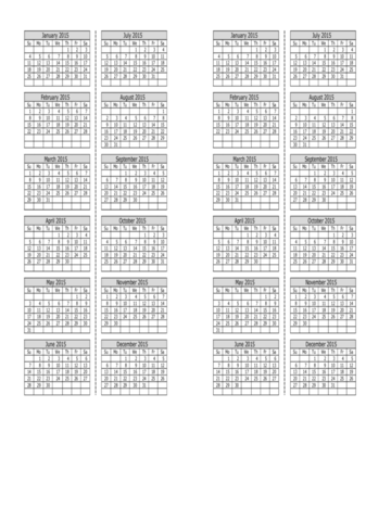 2015 Bookmark Calendar - Edit, Fill, Sign Online | Handypdf