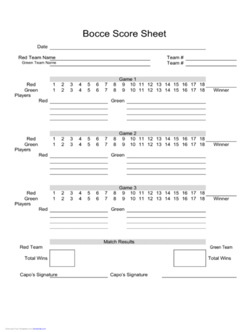 2022 More Score Sheets - Fillable, Printable PDF & Forms | Handypdf