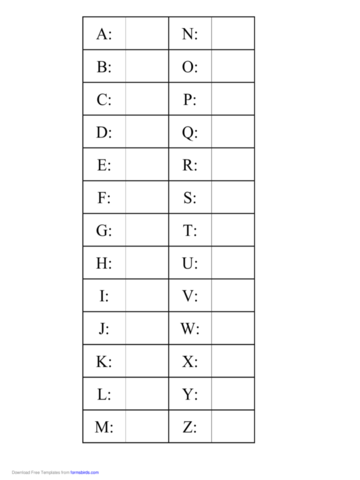 2024 Chinese Alphabet Chart - Fillable, Printable PDF & Forms | Handypdf