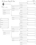 2024 Family Tree Template - Fillable, Printable PDF & Forms | Handypdf