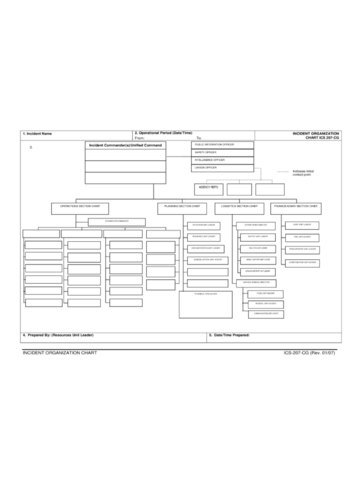 Incident Organization Chart - Edit, Fill, Sign Online | Handypdf