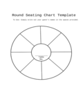 Round Seating Chart Template - Edit, Fill, Sign Online 