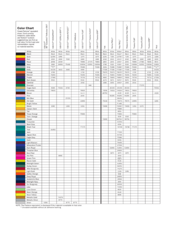 2024 Pantone Color Chart Template - Fillable, Printable PDF & Forms ...