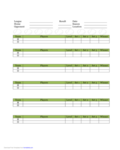 2024 Tennis Score Sheet - Fillable, Printable PDF & Forms | Handypdf