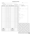 2024 Scrabble Score Sheet - Fillable, Printable PDF & Forms | Handypdf