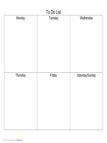 2024 Daily To Do List Template - Fillable, Printable PDF & Forms | Handypdf