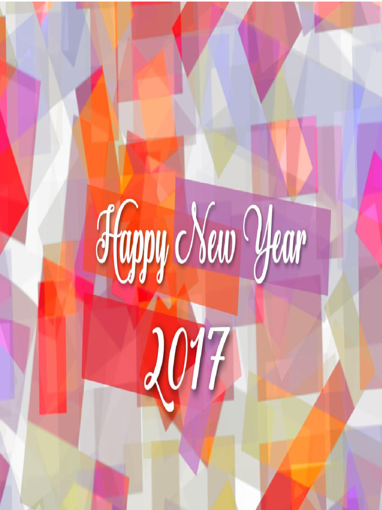 2017 Happy New Year Card